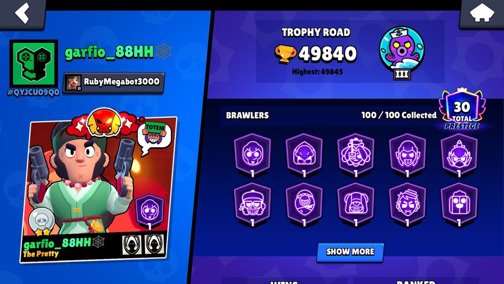 аккаунт бравл старс