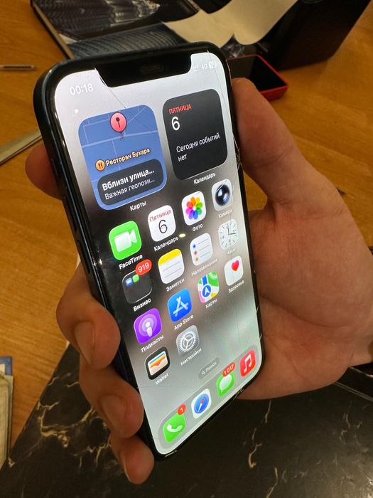 Айфон 12 256 гб blue