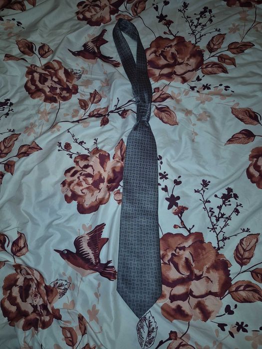 Cravată elegantă gri Dinasty pentru bărbați – 100% mătase