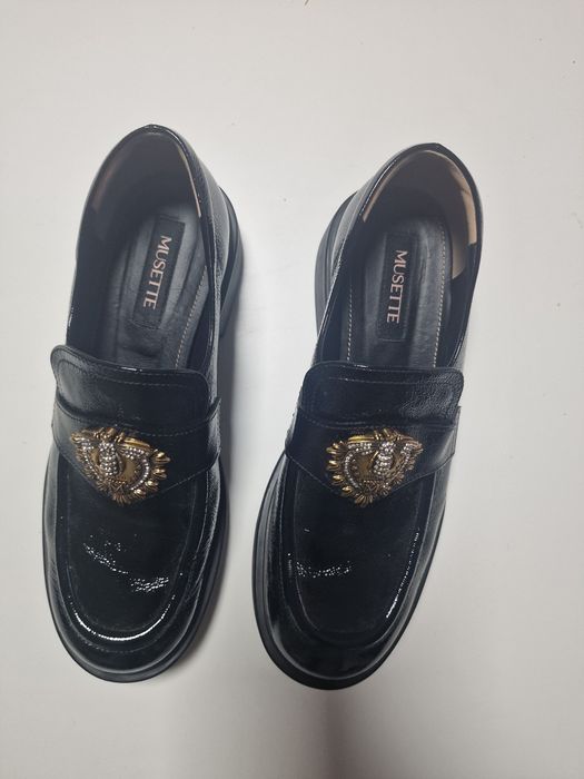 Pantofi DAMA Musette  Alb /NEGRU
