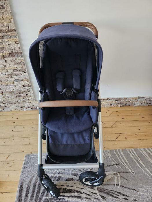 Детска количка Caybex Talos S Lux Navy + зимен кош, чанта и аксесоари