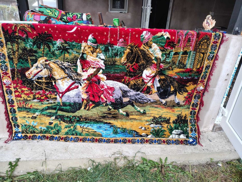 Carpetă cu răpirea din serai