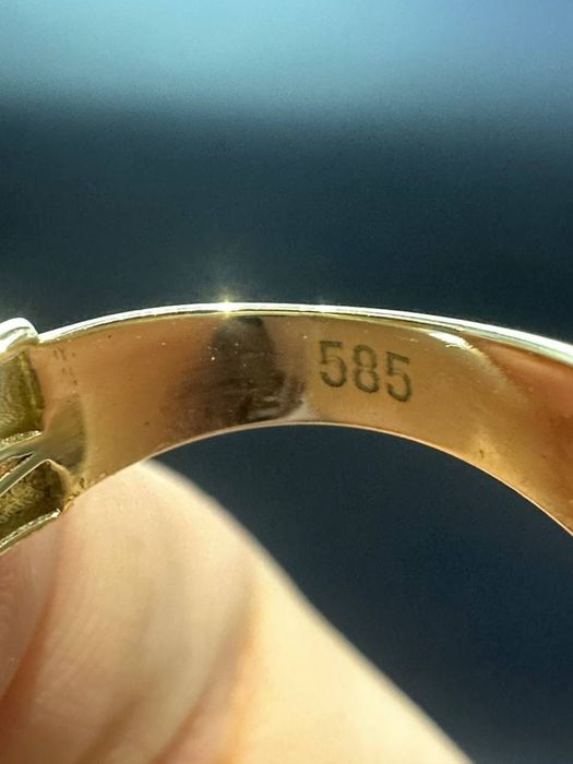 Золото 585  Комплект Кольцо Масса: 3,4