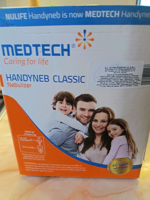 Nebulizator cu piston - Handyneb Classic
Producator: Medtech Life