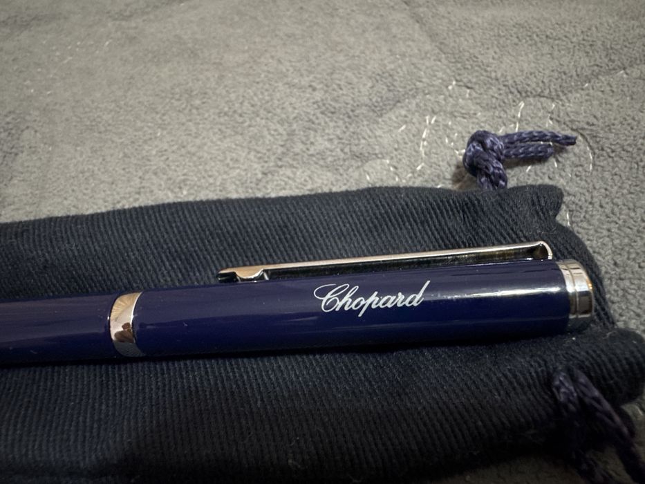 Chopard Classic Ballpoint Pen Navy Blue , коллекционная ручка.