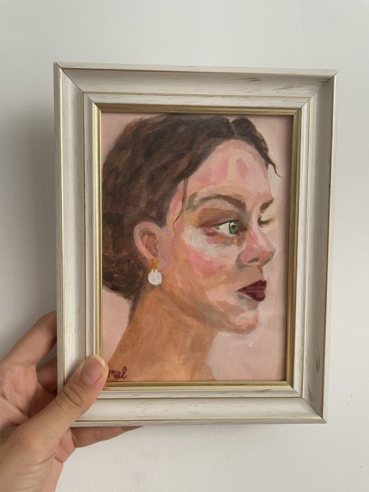 Pictura original cu rama