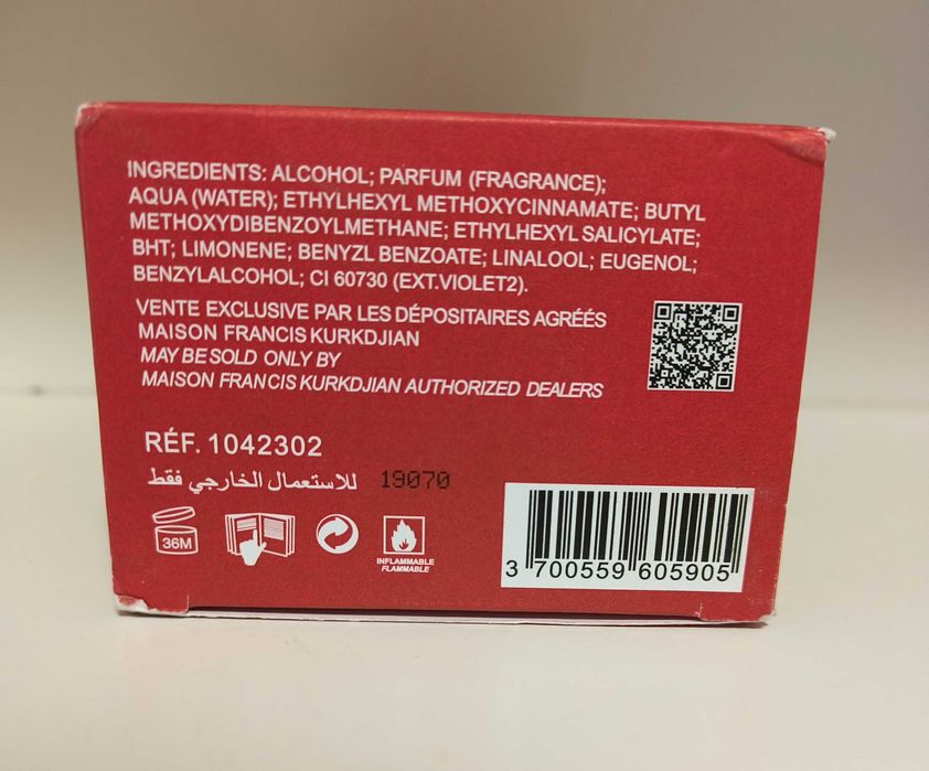 Baccarat parfum de dama