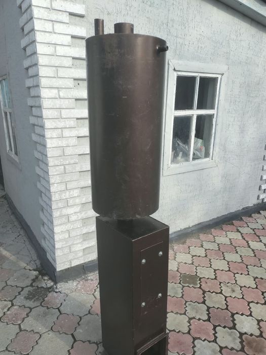 Печь металлический газовый