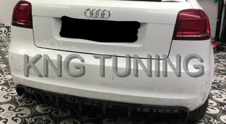 Ауди а3 8п 8в дифузьор / добавка за задна броня / Audi a3 8p 8v