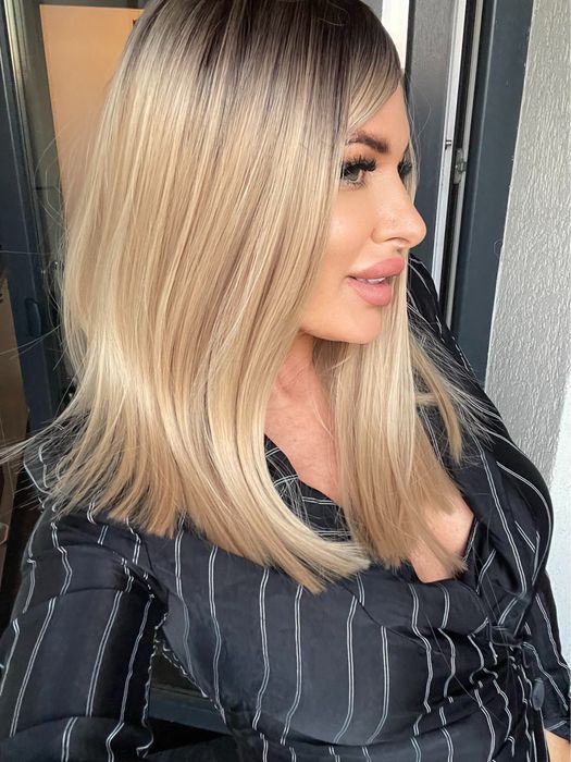 Peruca  scurta  blond natural