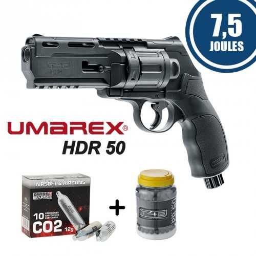 HDR 50 (PACHET COMPLET!) Pistol Co2 ~Puternic~ 205 M/s Pusca Airsoft