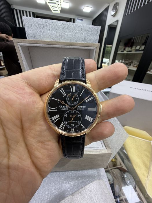 Золотые Часы Ulysse Nardin Marine Torpollieur 18k