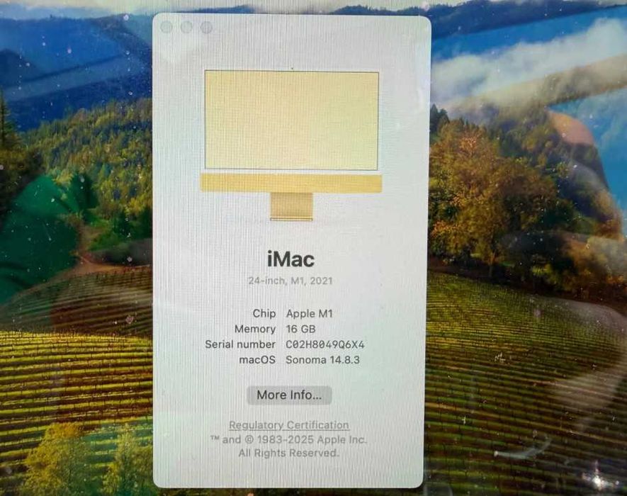 Apple iMac M1 24'' / 16GB RAM / 256GB