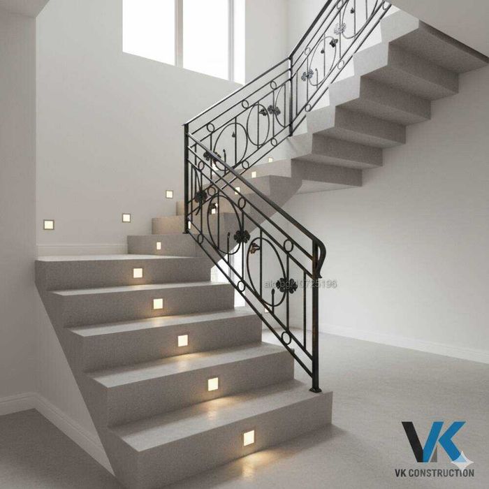 Парапети, оградни пана, стълбища