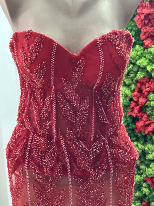 Rochie sablon plina de cristale