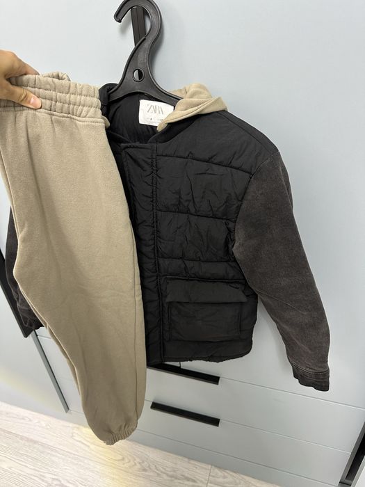 Джинсовая куртка на подкладе ZARA