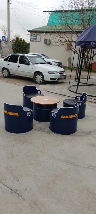 Уникальные столь с горящими центром