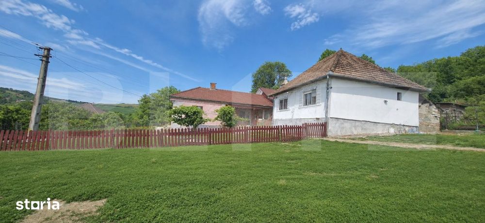 Casa de vanzare, 120 mp, teren 4700 mp, zona Sanmihaiu de Campie