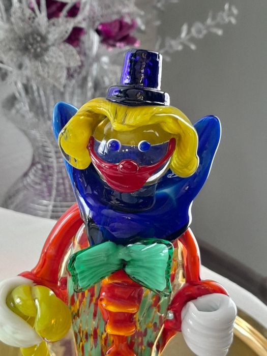 Клоун мурано стъкло