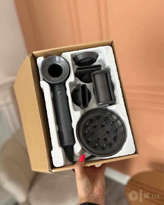 Dyson фен-стайлер серый