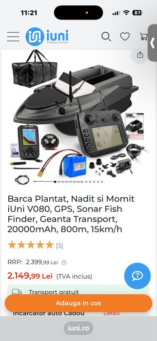 Navomodel pescuit carbon