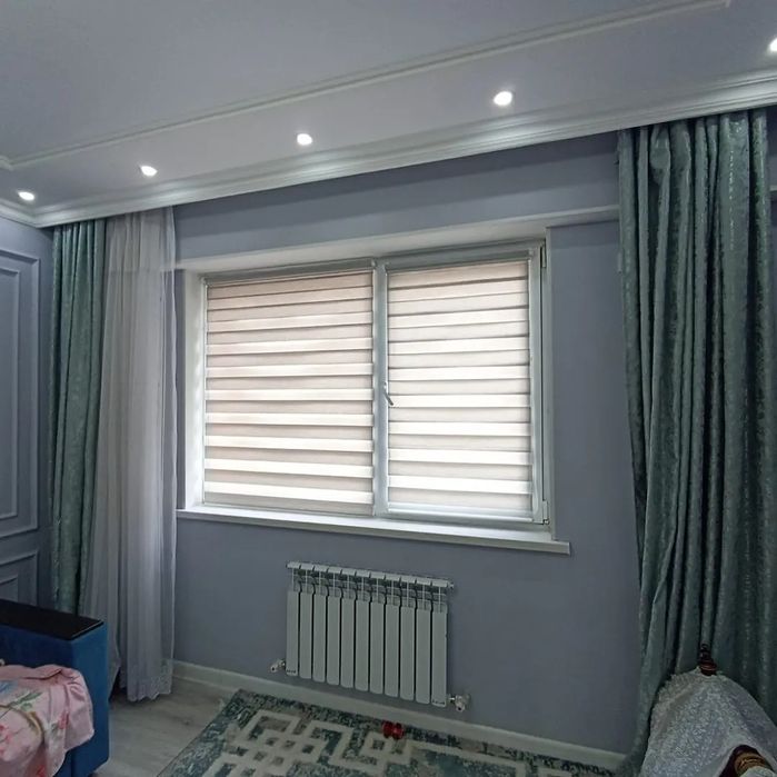 Жалюзи/День-ночь/Ролл-шторы/Горизонтальные/Вертикальные