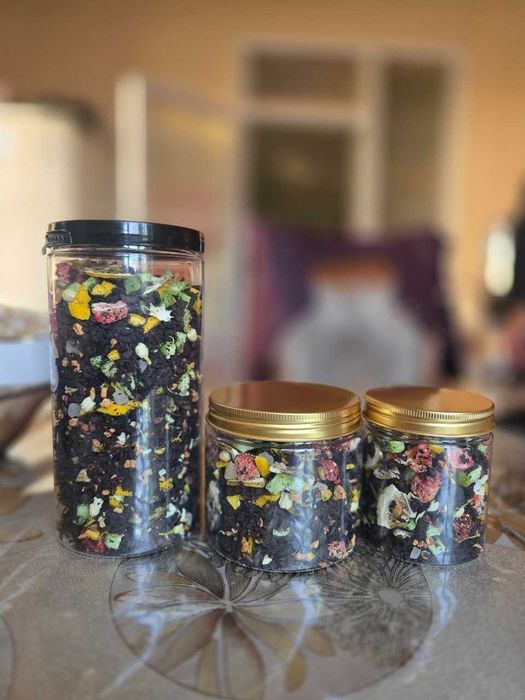 Plastik idishlar Qopqoqli,sifatli,oziq-ovqat va gel,Bonkalar