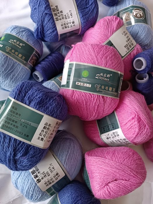 Продам пряжу пух норки