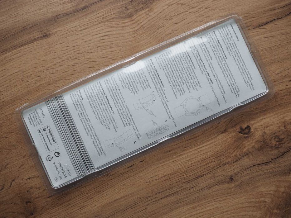 Două brățări pentru ceasuri, oțel inoxidabil, 16 mm, noi, sigilate
