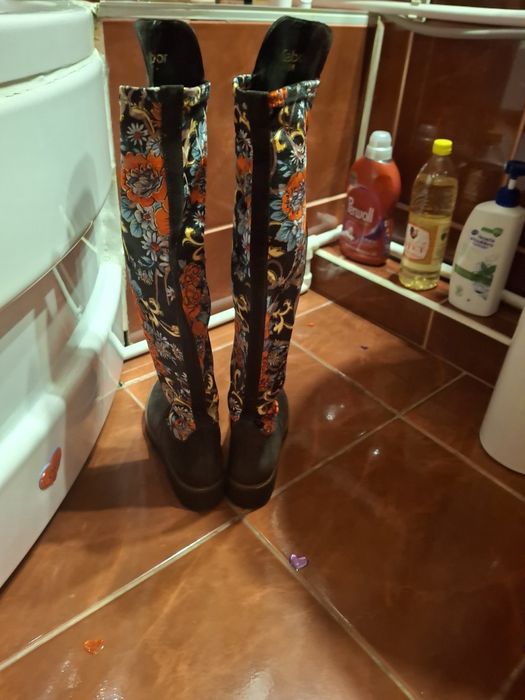 Cizme piele întoarsă Gabor Polonia