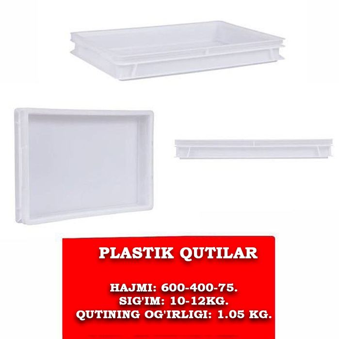 Yashik sifatli plastikdan