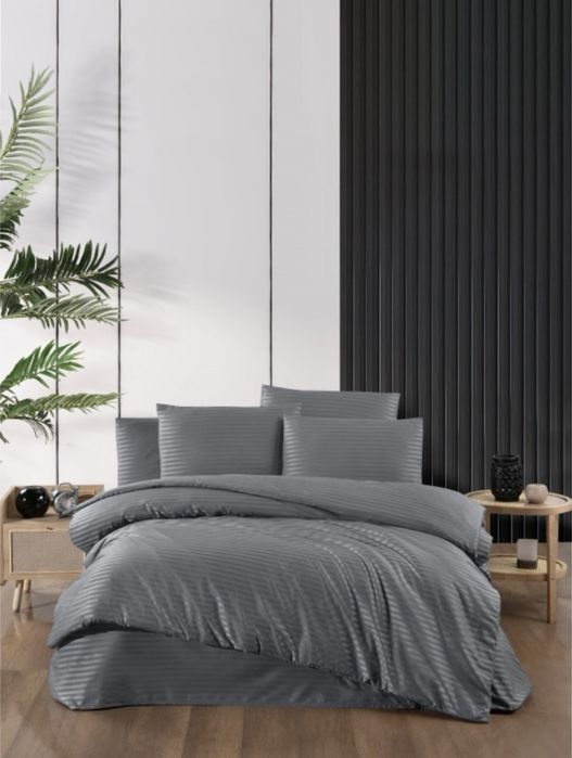 Спално бельо памучен сатен 4 части