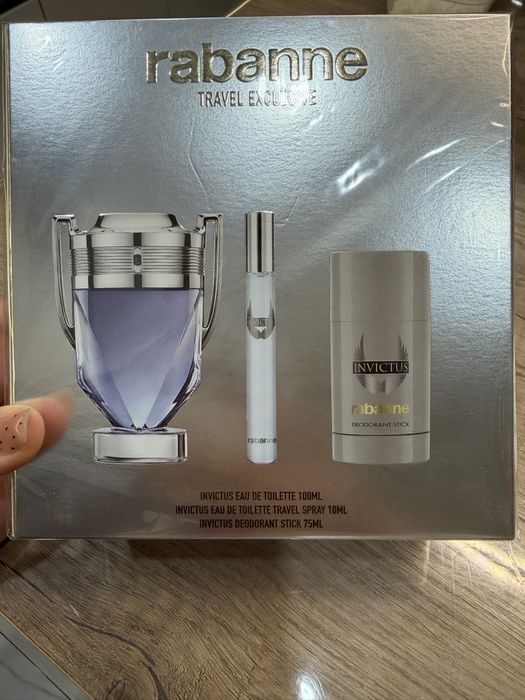 Набор парфюма Rabanne Invictus  100 мл + 10 мл + дезодорант 75 мл