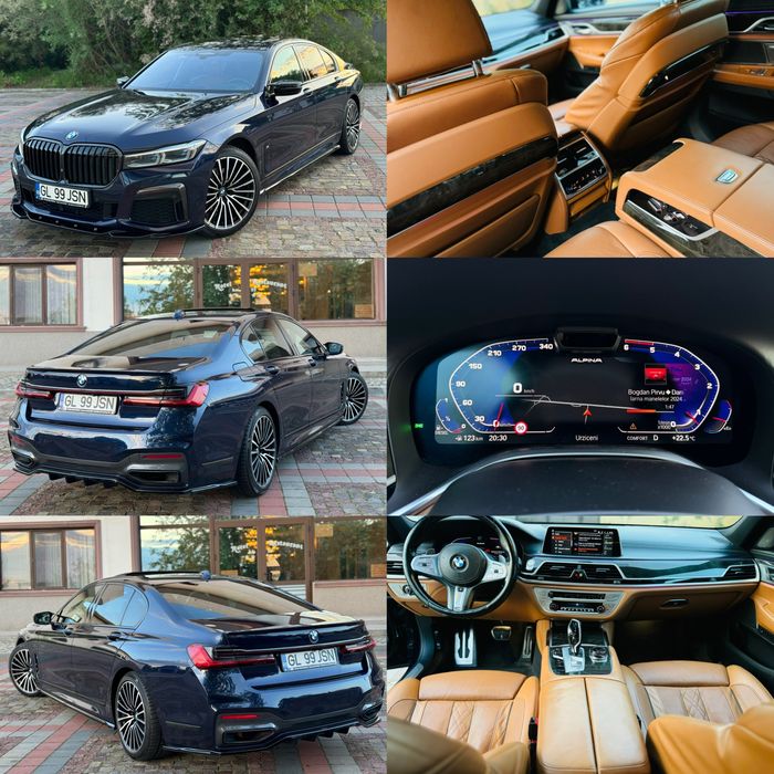 BMW Seria 7 730xd xDrive M-Packet Individual Maxton Design Tanzanite Blue II Metallic