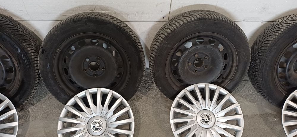 Зимни гуми 205/55/16 с джанти 7jx16за Skoda, VW, Seat, Audi,