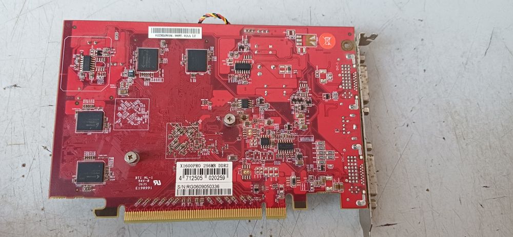 Видеокарта X1600pro 256mb Ddr2