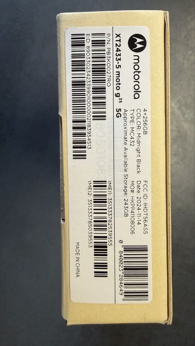 Неразпечатан MOTOROLA G35 256GB Черен