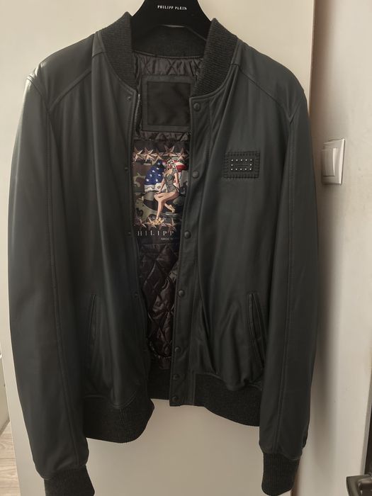 Geaca Piele Philipp Plein