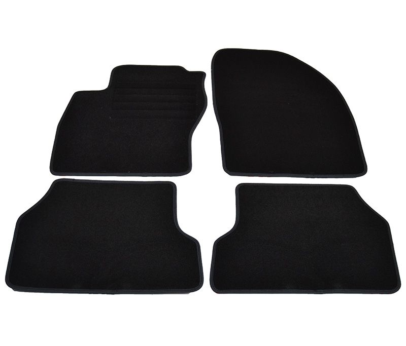 Covorase mocheta Ford Focus cu 5 Usi 3/2011- Focus SW/Combi 06/2011- si Focus SW/Combi 02/2005-05/2011 Negru, set de 4 bucati