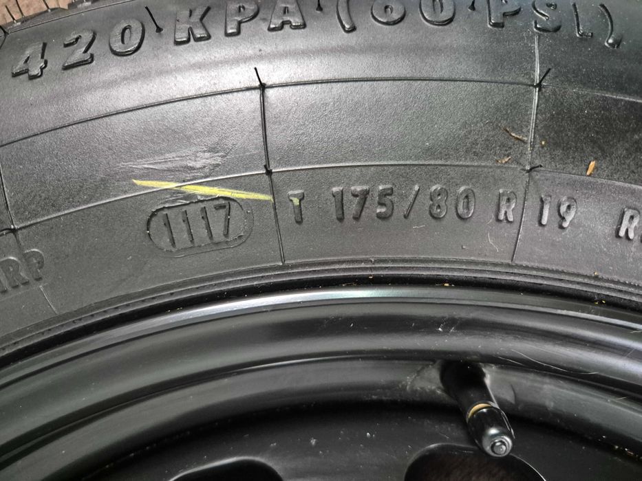Roata Rezerva + CRIC Cheie OEM Land Rover Range Rover Sport Discovery Velar Evoque JAGUAR - NOUA - 5x108 - 175/80/19