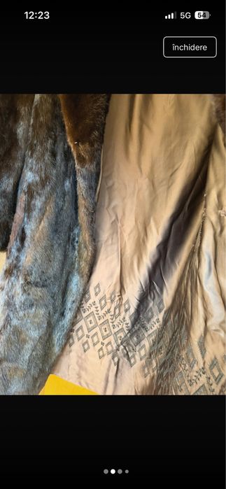 Blana de vizon lunga