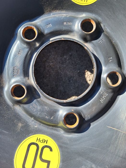 BMW-16цола-5/120-резервна гума/патерица/-1бр.-100лв.