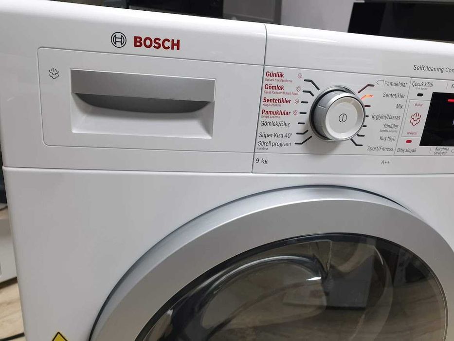 9Kg - Пара - Сушилня Bosch Serie 8 с Термопомпа 12м Гаранция Бош