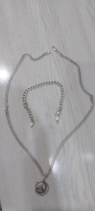 Браслет-цепочка. Италия. 925 проба.