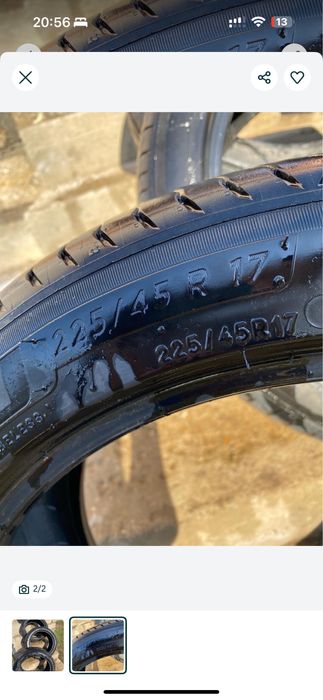 Продам шины размер 225/45 R 17