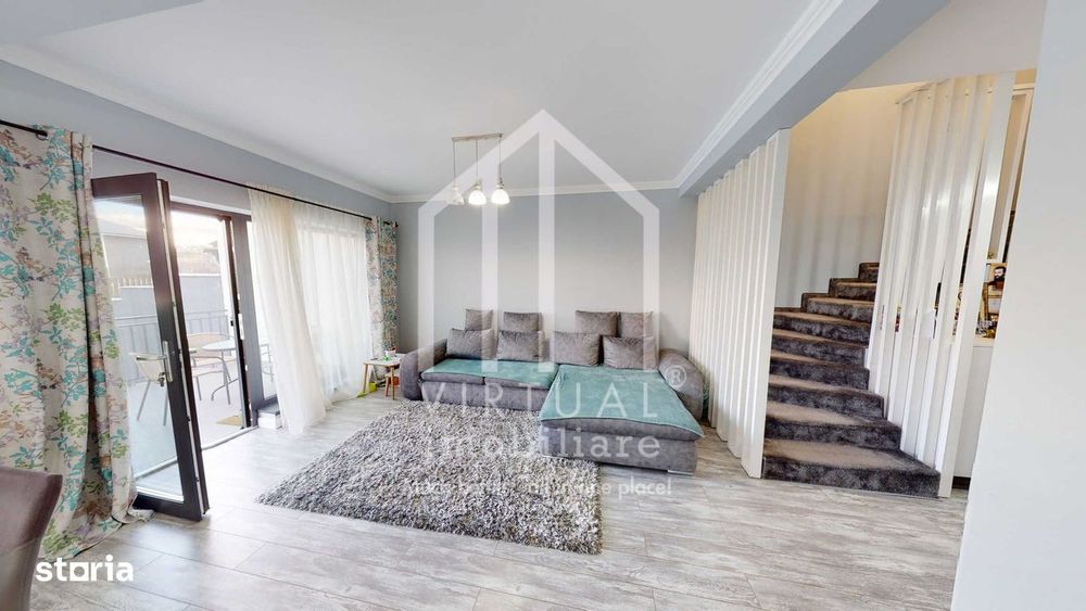 Casa cu 5 camere, 120mp utili + terasa, teren 300mp,  Cisnadie.