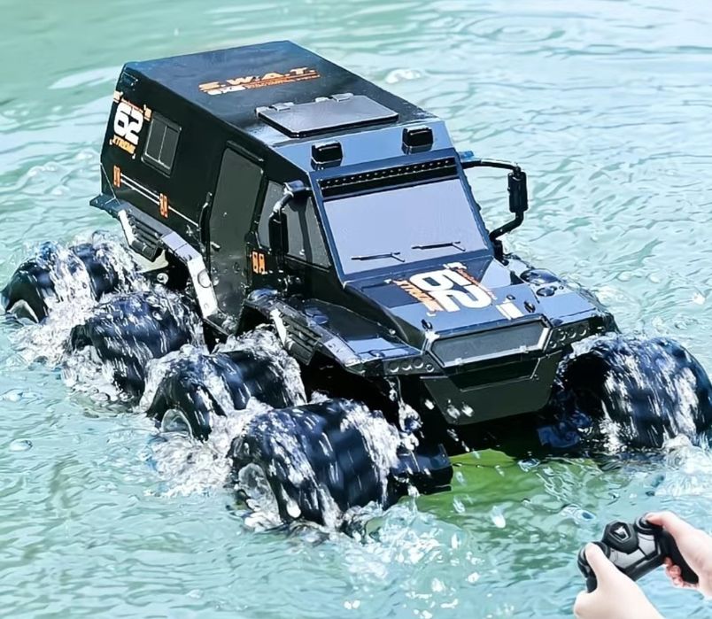 Мощный радиоуправляемый джип амфибия