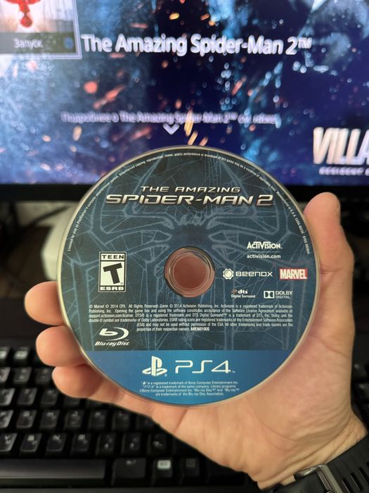Диск на Playstation 4 The Amazing Spider Man 2