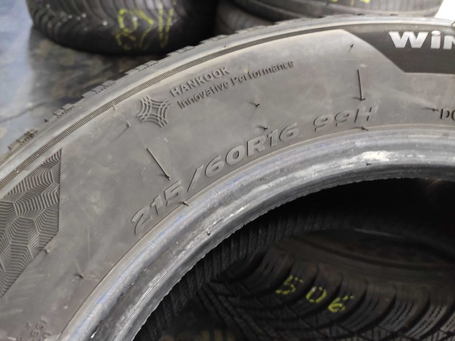 4бр Зимни Гуми 215 60 16 - Hankook - DOT 2022