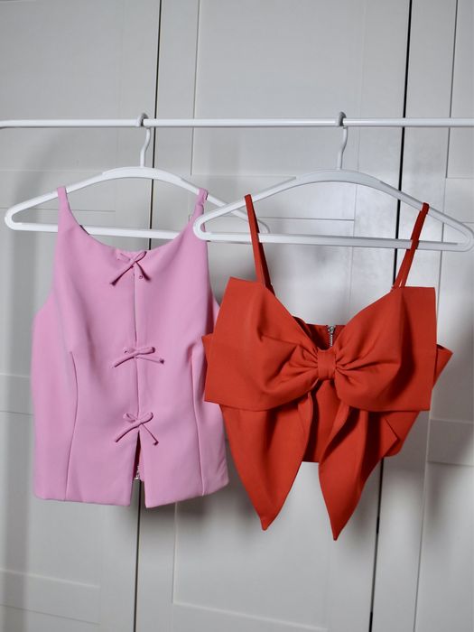 Топ/блуза с панделки официален S-L